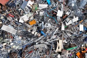 Posniak Recycling - Hof Schrott Luftansicht